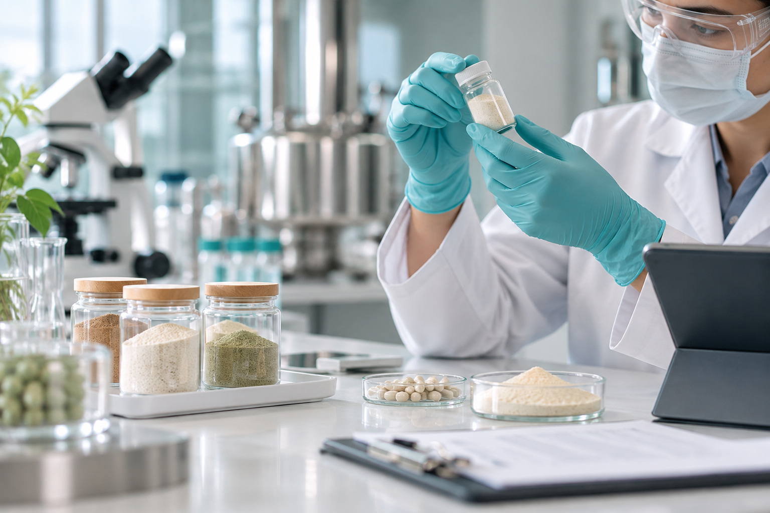 Nutraceutical quality assurance laboratory